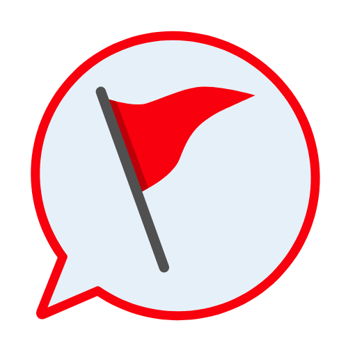red flag icon