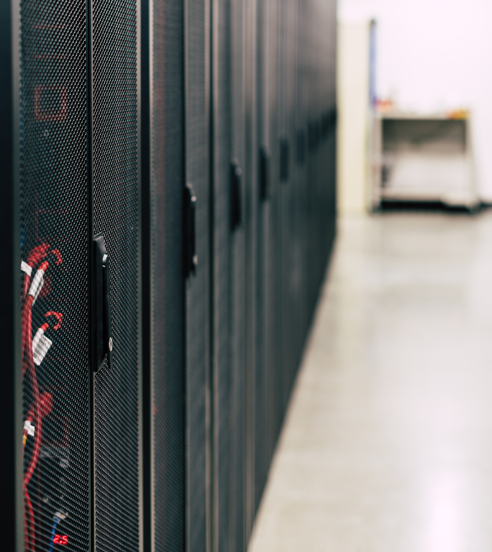 Server Racks on Data Center